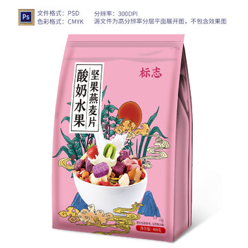 酸奶水果堅果燕麥片