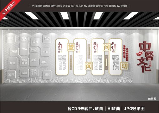 中醫(yī)文化展示展廳墻