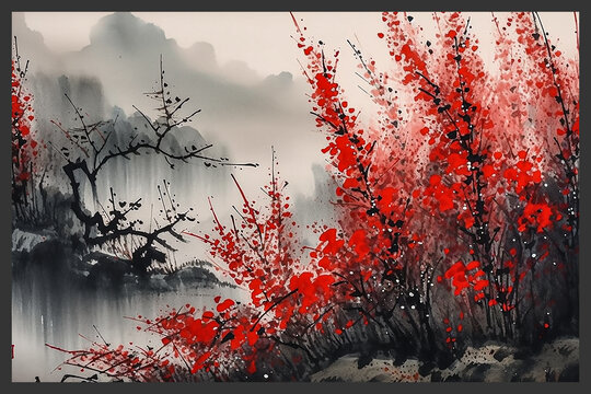 潑墨畫