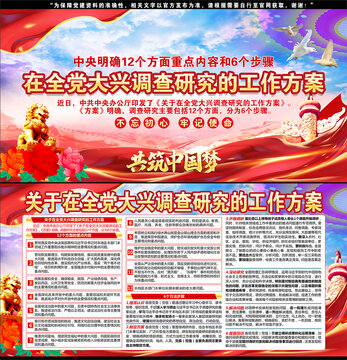 在全黨大興調(diào)查研究的工作方案