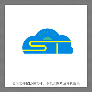 ST字母LOGO设计