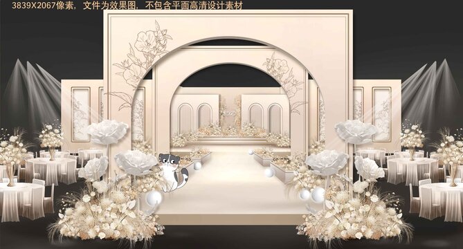 秀場(chǎng)婚禮香檳婚禮