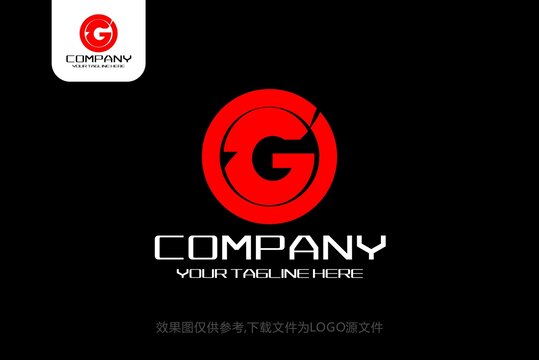 休閑娛樂英文GS字母logo