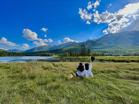 新疆喀纳斯的美景