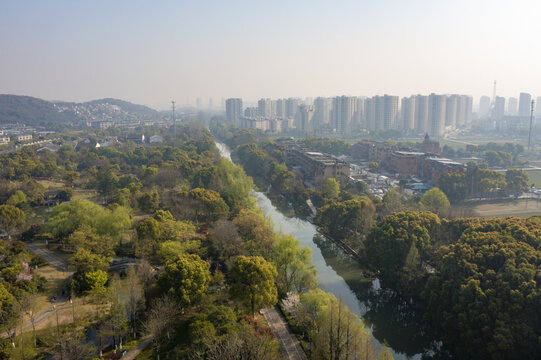 杭州上城区皋亭山桃园景区