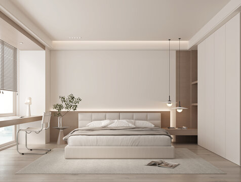 現(xiàn)代臥室墻布壁畫背景場(chǎng)景圖