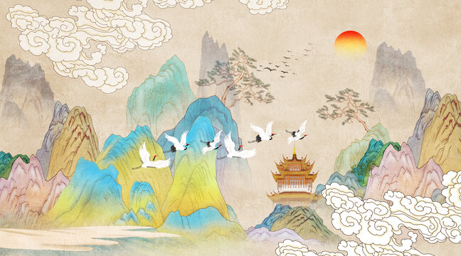 山水圖