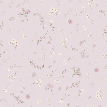 粉底小碎花