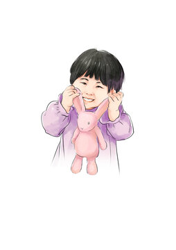 可愛小女孩