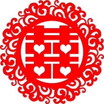 床頭喜字