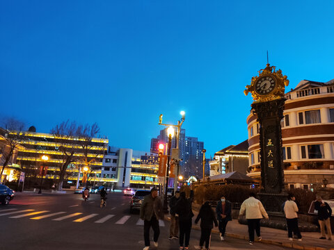 天津五大道夜景