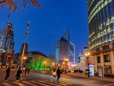 天津五大道夜景