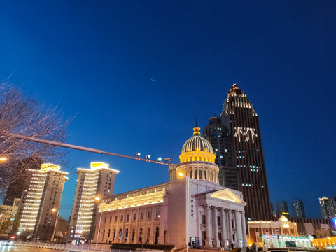 天津五大道夜景