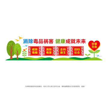 禁毒文化墻