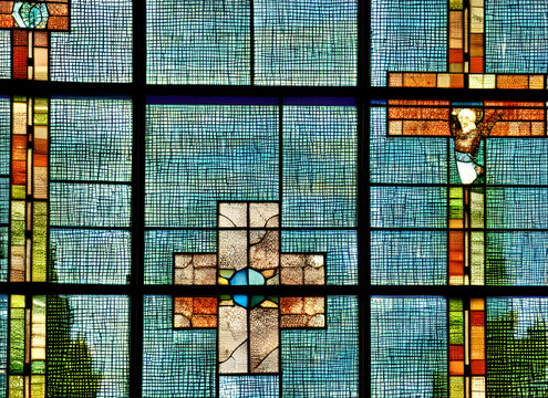 教堂染色玻璃