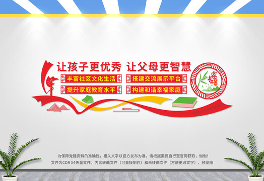 家長學(xué)校文化墻