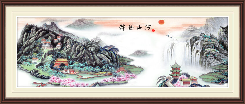 风景山水画