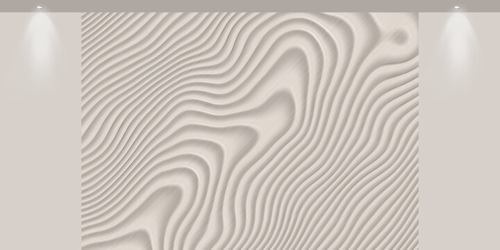 輕奢直播背景墻