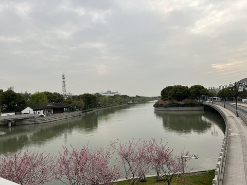 江南湖边风景