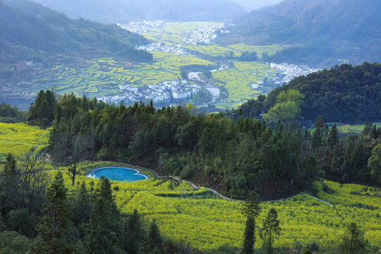 江岭梯田风景