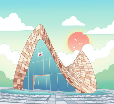 廈門地標(biāo)性建筑地鐵站濕地公園