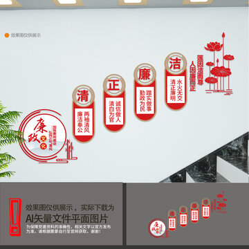 廉政樓梯文化墻