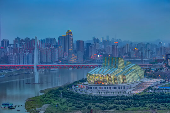 重庆大剧院夜景