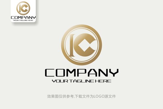 IC银行金融理财钱币LOGO