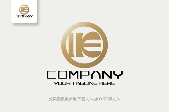 休閑娛樂英文IE字母logo