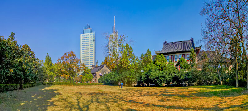 南京大学全景图