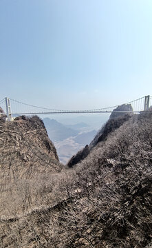 凤凰山玻璃桥近景