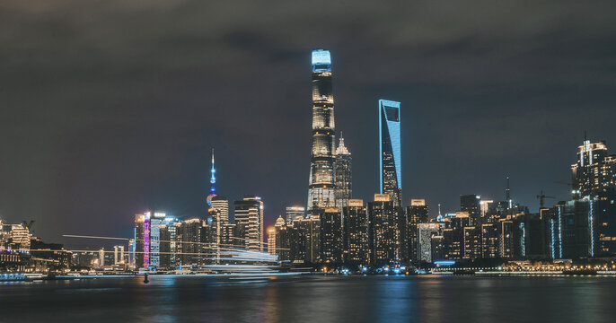 上海黄浦江夜景