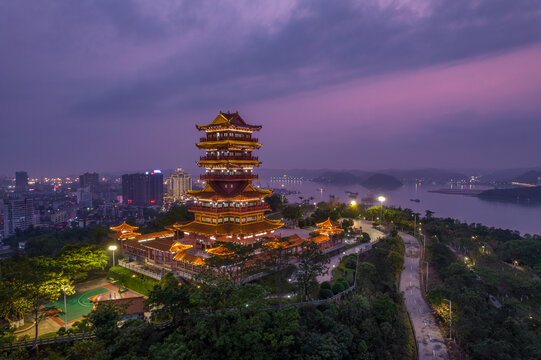 防城港夜景