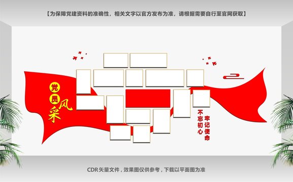 黨員風(fēng)采照片墻