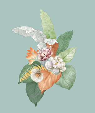 花卉葉子