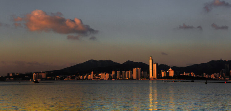 烟台海边滨海城市海滨