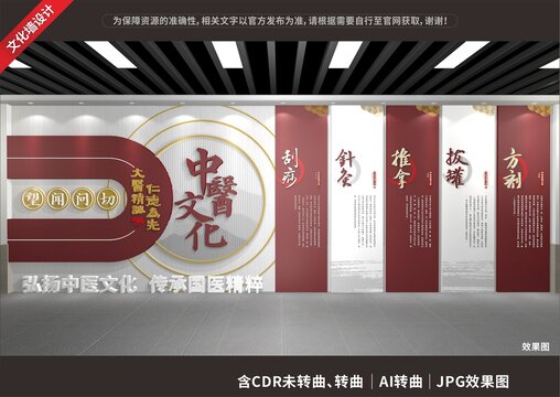 中醫(yī)文化展示展廳墻
