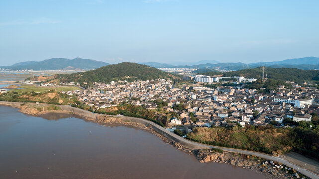 岱山东沙古镇航拍