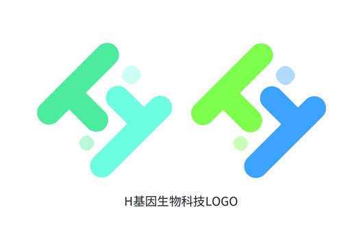 H生物基因LOGO医药标志