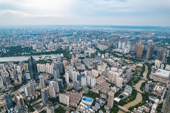 广西南宁城市风光航拍