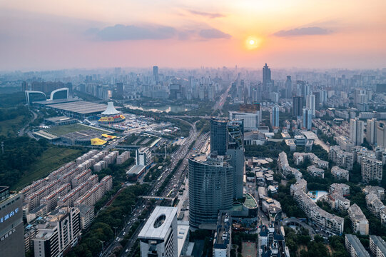 广西南宁城市风光航拍