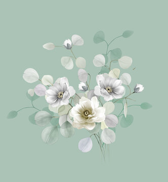 花卉葉子