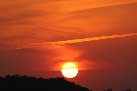 太阳下山