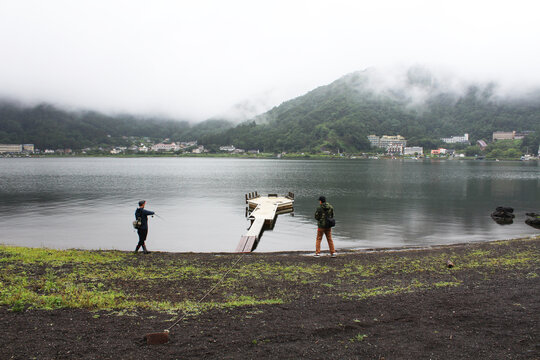 日本富士五湖之一河口湖