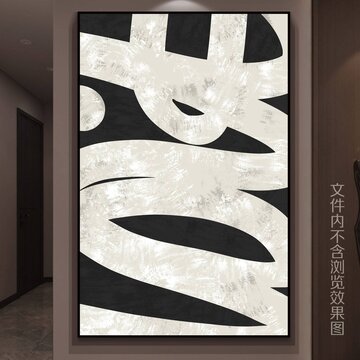 極簡抽象線條裝飾畫