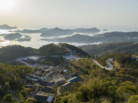 航拍宁德市霞浦县三沙镇海岛