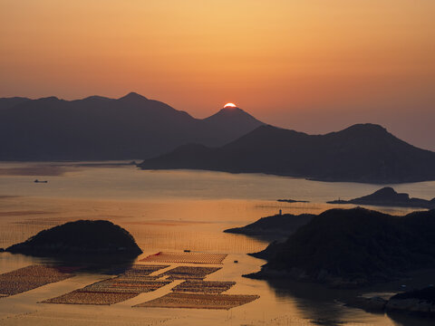 宁德市霞浦县花竹村日出