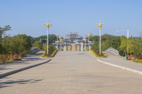 漳浦威惠公园入口通道