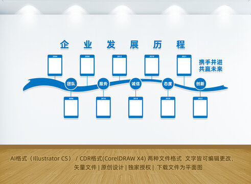 企业历程文化墙