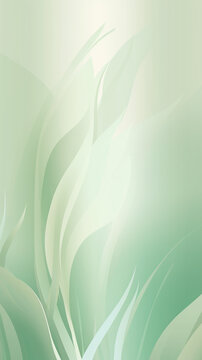 淡綠色春意發(fā)芽設(shè)計(jì)素材